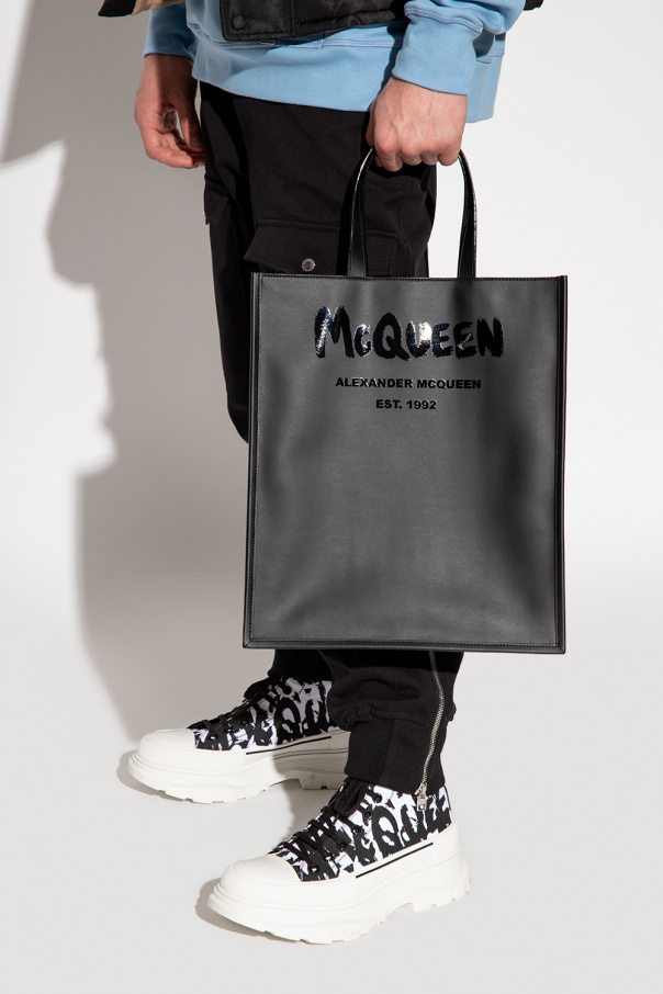 Mcqueen store tote bag